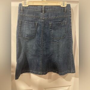 Lois Blue Denim short skirt Jeans flare size 5 Y2k 90’s